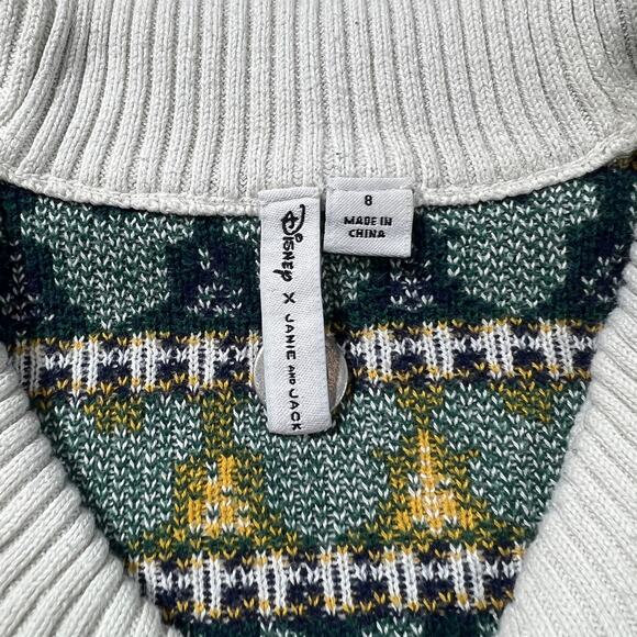 Disney x Janie & Jack Mickey Bundle – Cardigan+Sweater SZ 8 - Picture 7 of 7
